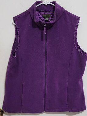 Mountain Lake, Ladies Velour Vest.  Size L